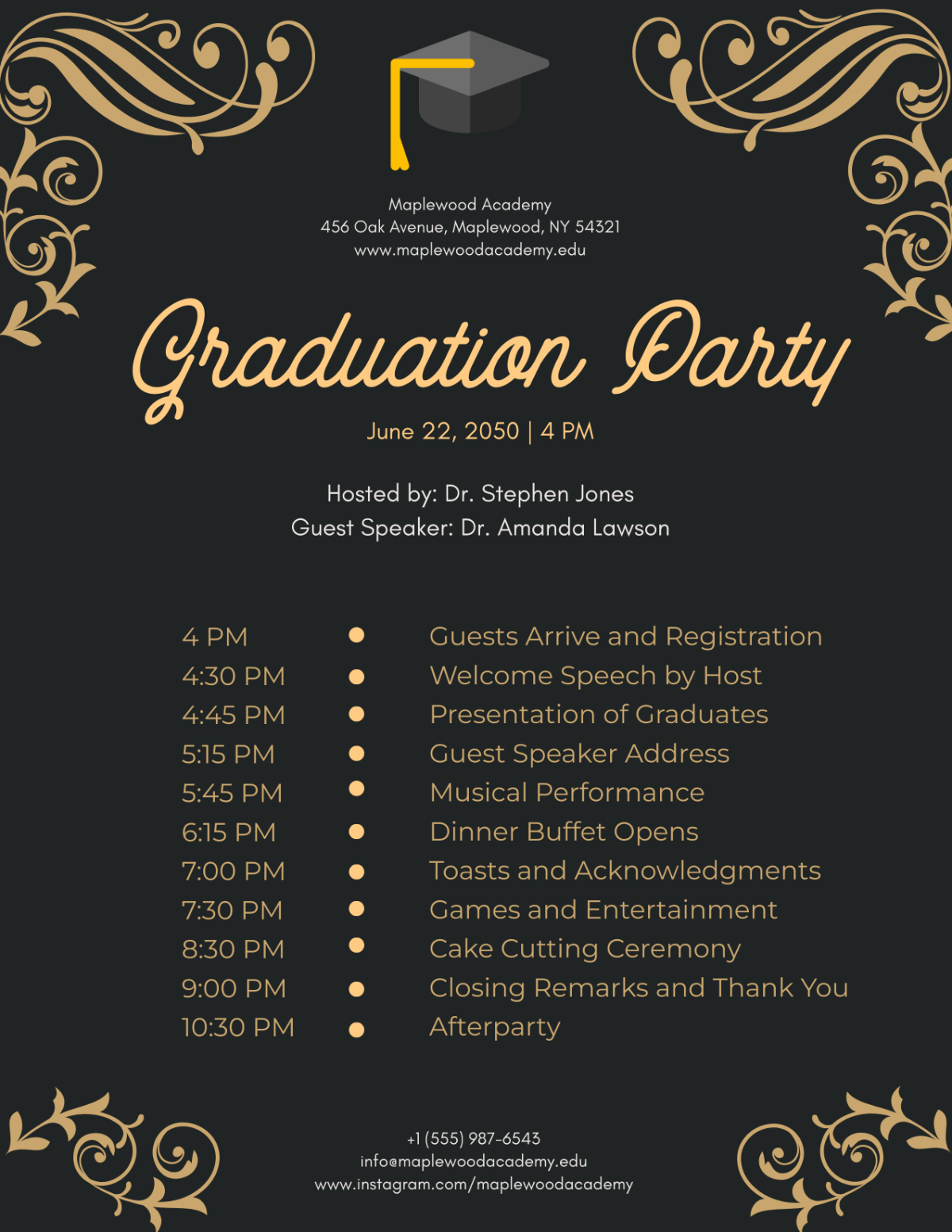 Graduation Party Program
