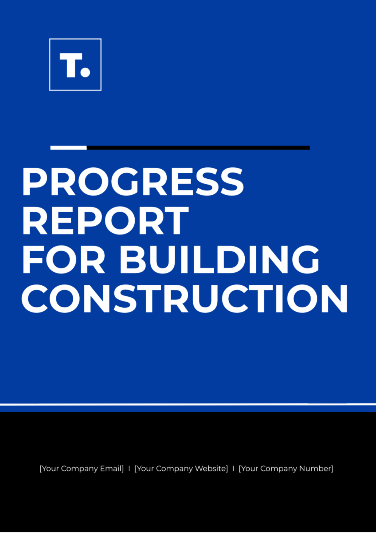 Progress Report for Building Construction Template | Template.net