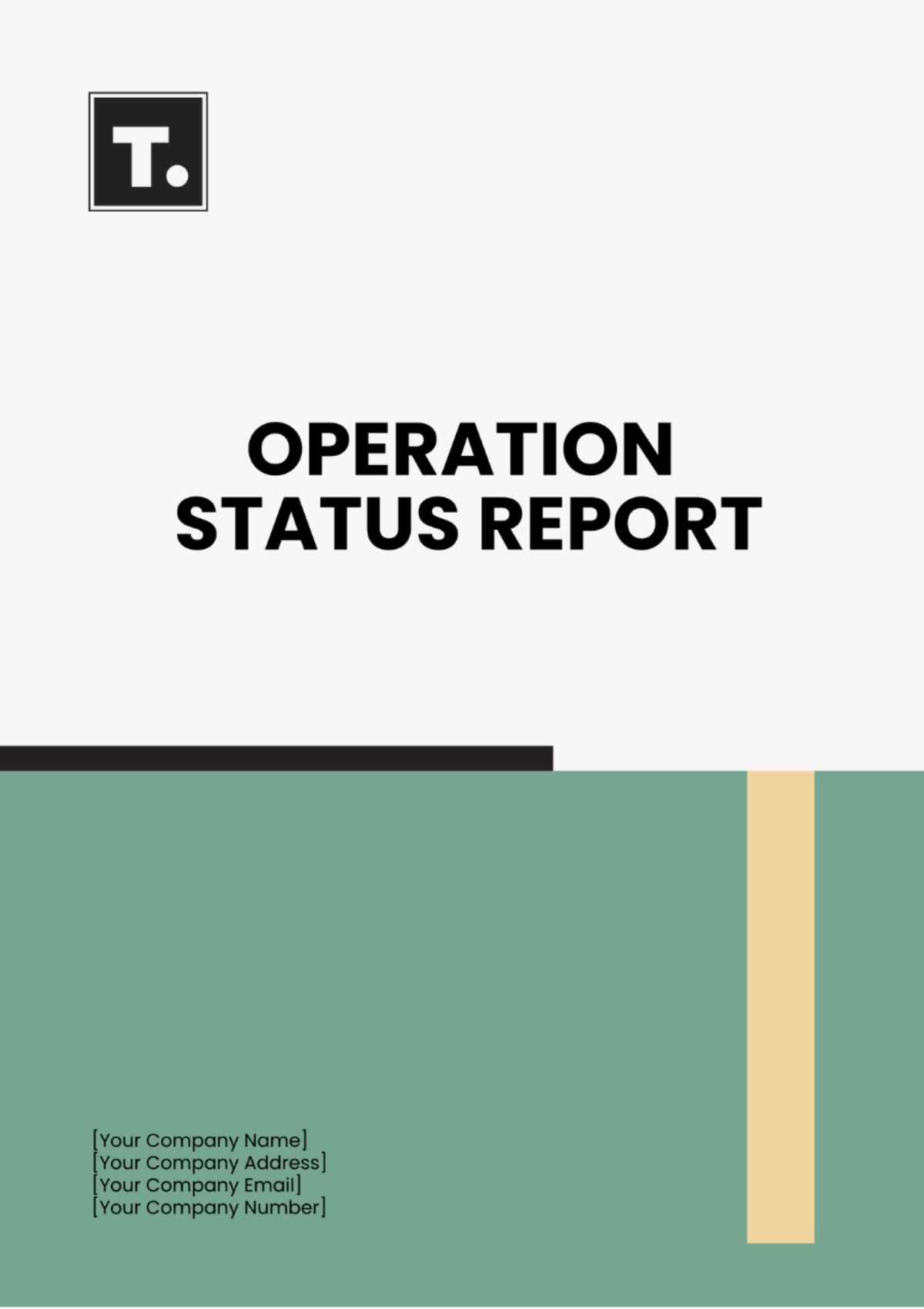 Operations Project Status Report Template - Edit Online & Download