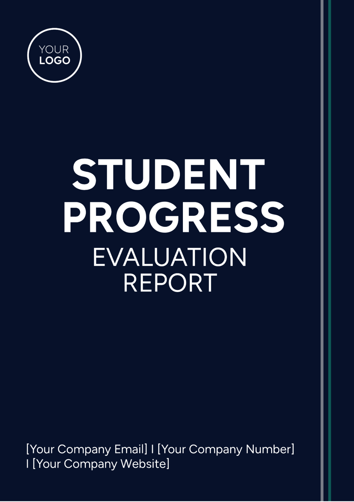 Student Progress Evaluation Report Template - Edit Online & Download