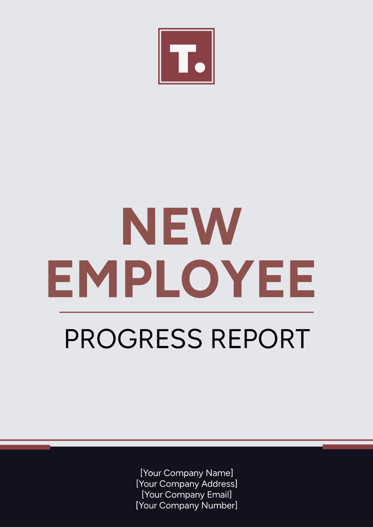 New Employee Progress Report Template - Edit Online & Download