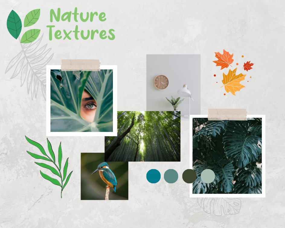 Nature Textures Mood Board