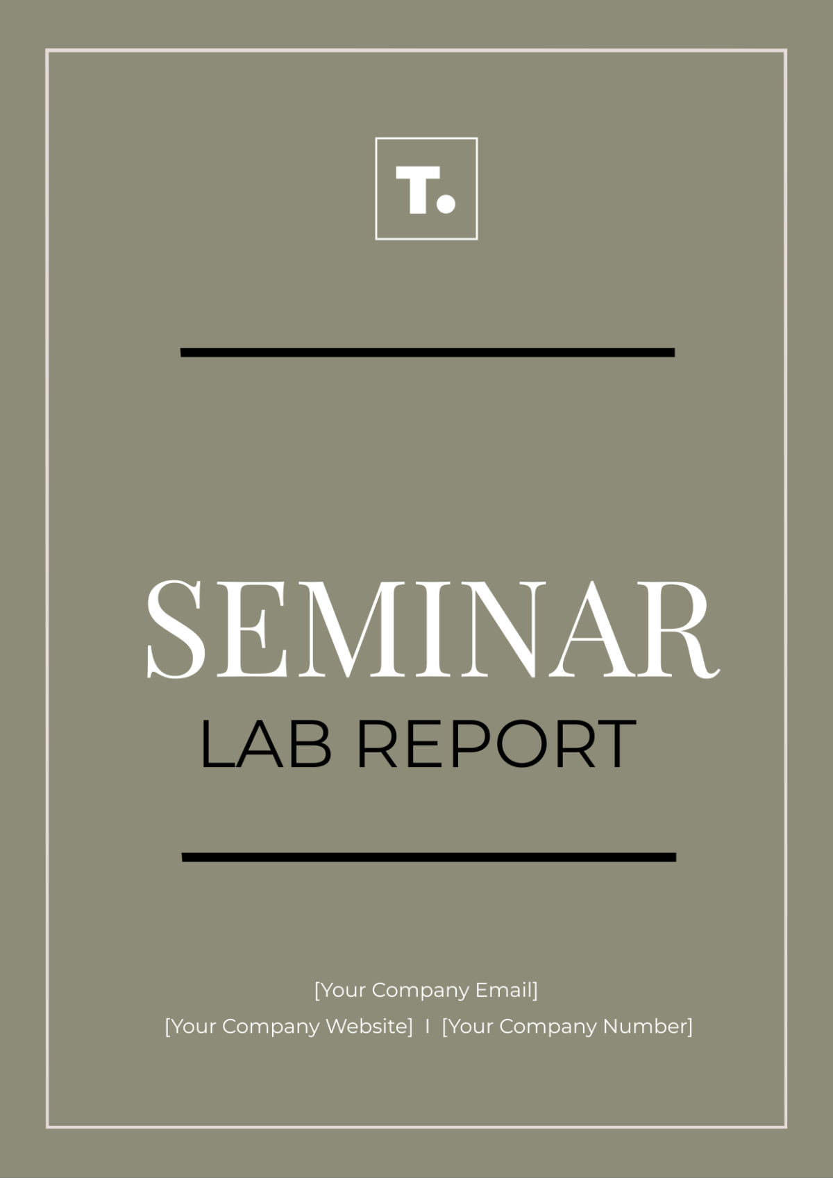 Seminar Lab Report Template - Edit Online & Download