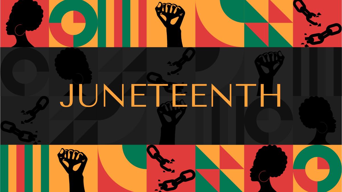 Juneteenth Abstract Background Template