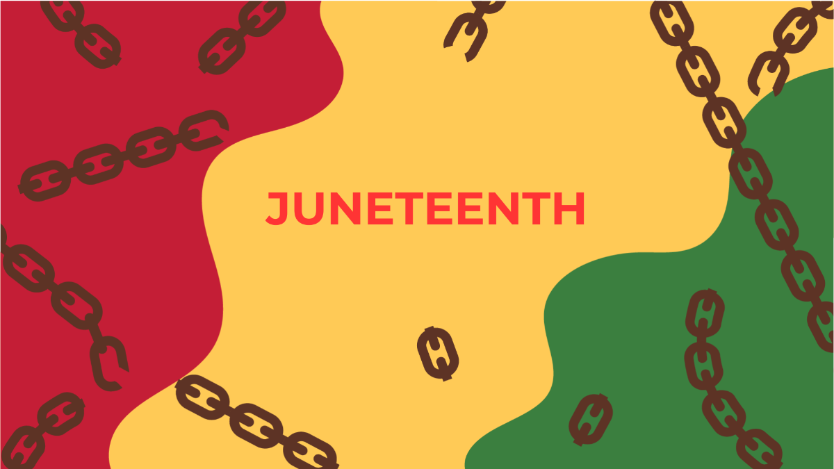 Juneteenth Colors Background