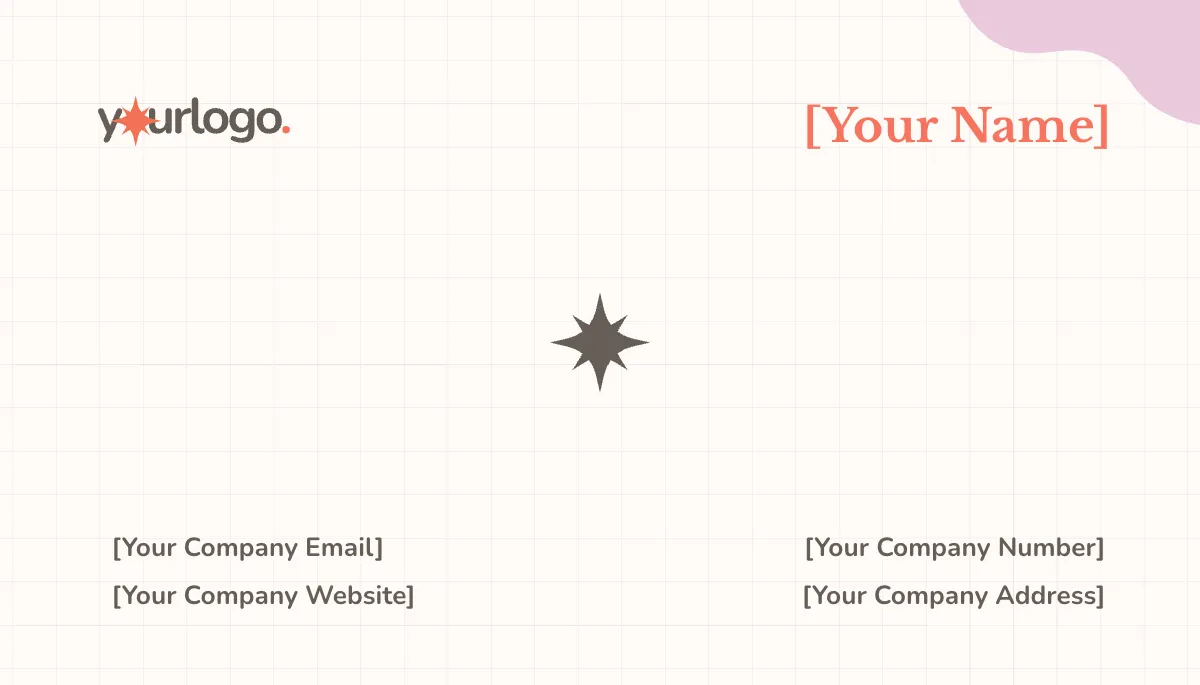 Free Pastel Business Card Template to Edit Online
