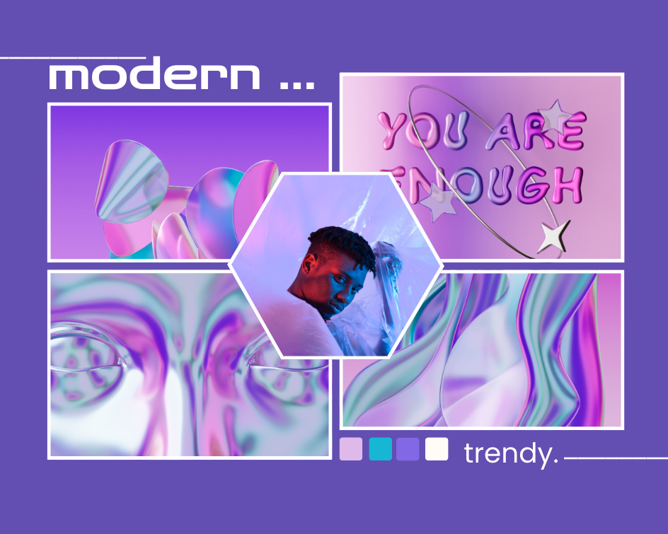 Modern Trendy Mood Board