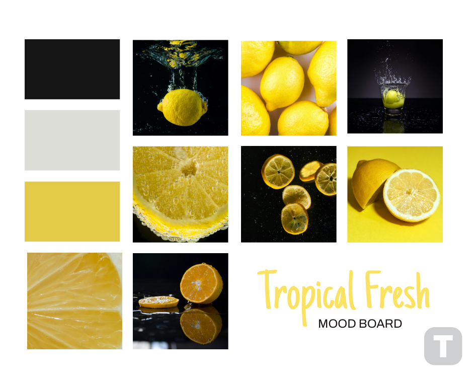 Tropical Fresh Mood Board