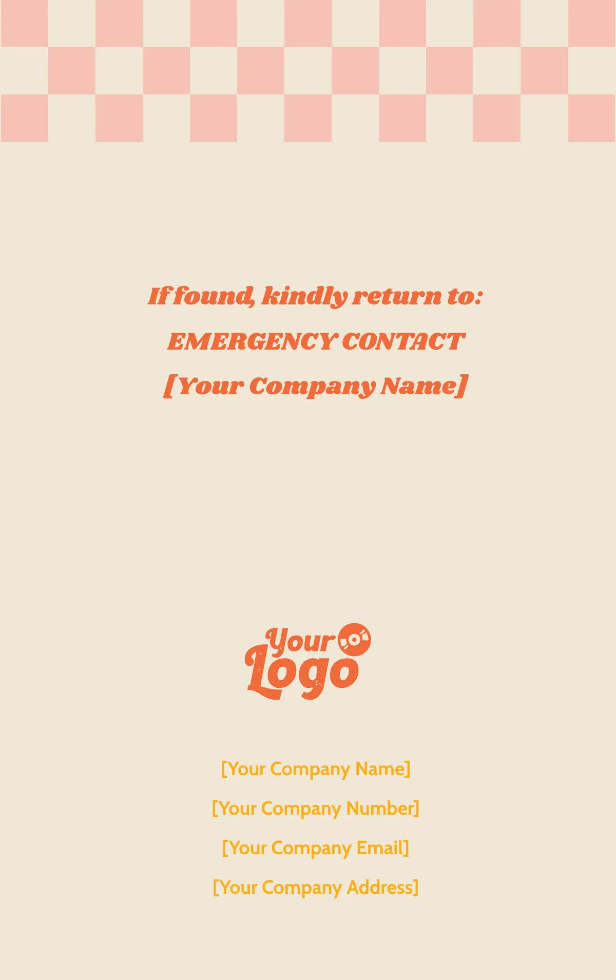 Free Retro ID Card Template to Edit Online