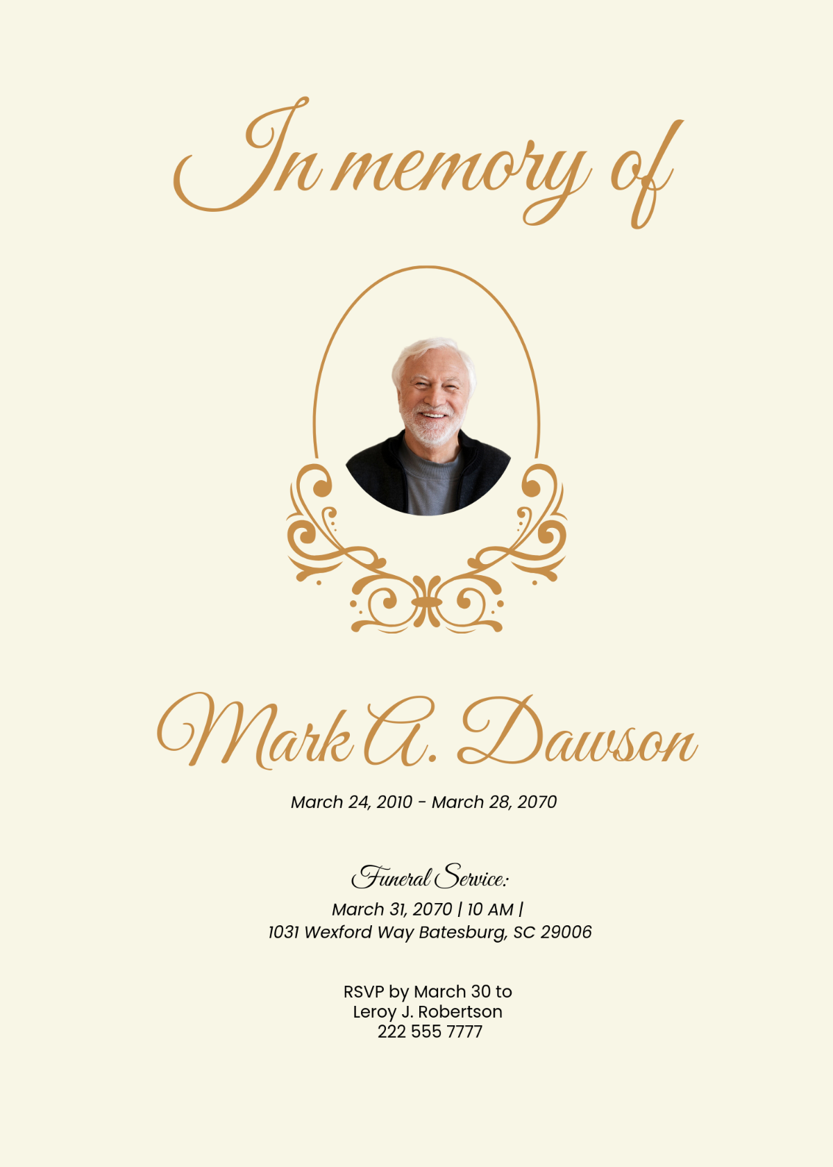 Free Funeral Template To Edit Online Free Funeral Template To Edit Online