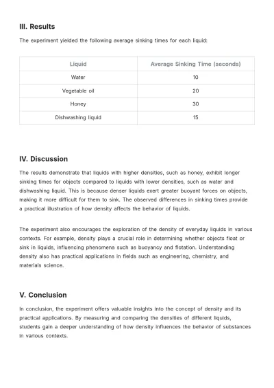 Free 6th Grade Lab Report Template to Edit Online