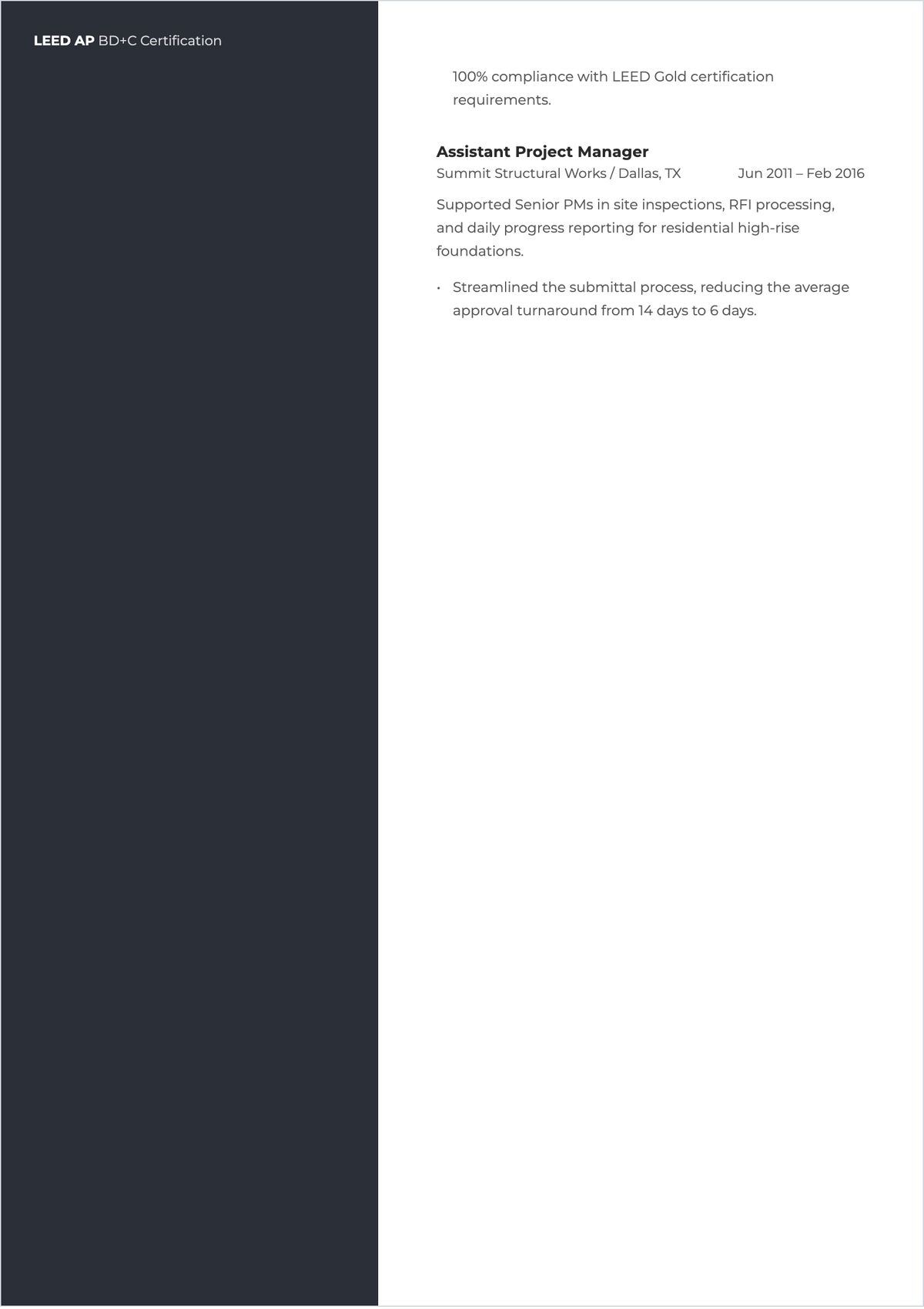 Free Resume Format Template to Edit Online