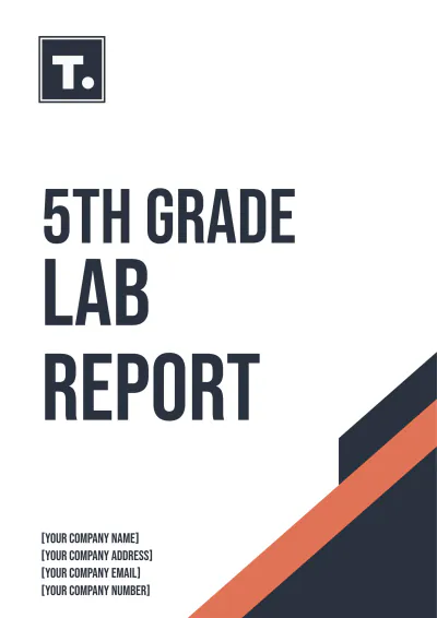 Free 5th Grade Lab Report Template to Edit Online