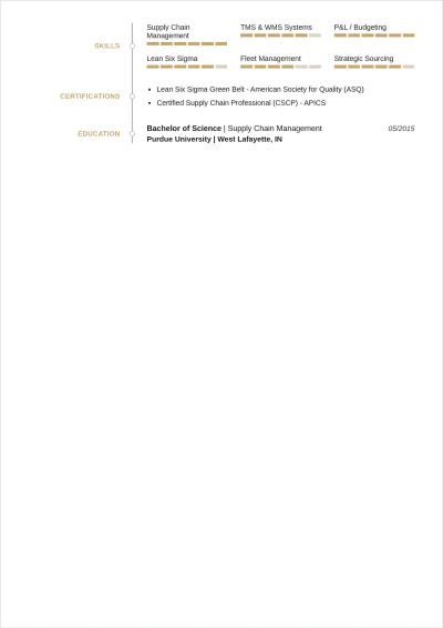 Free Manager ATS Resume Template, AI Resume Builder