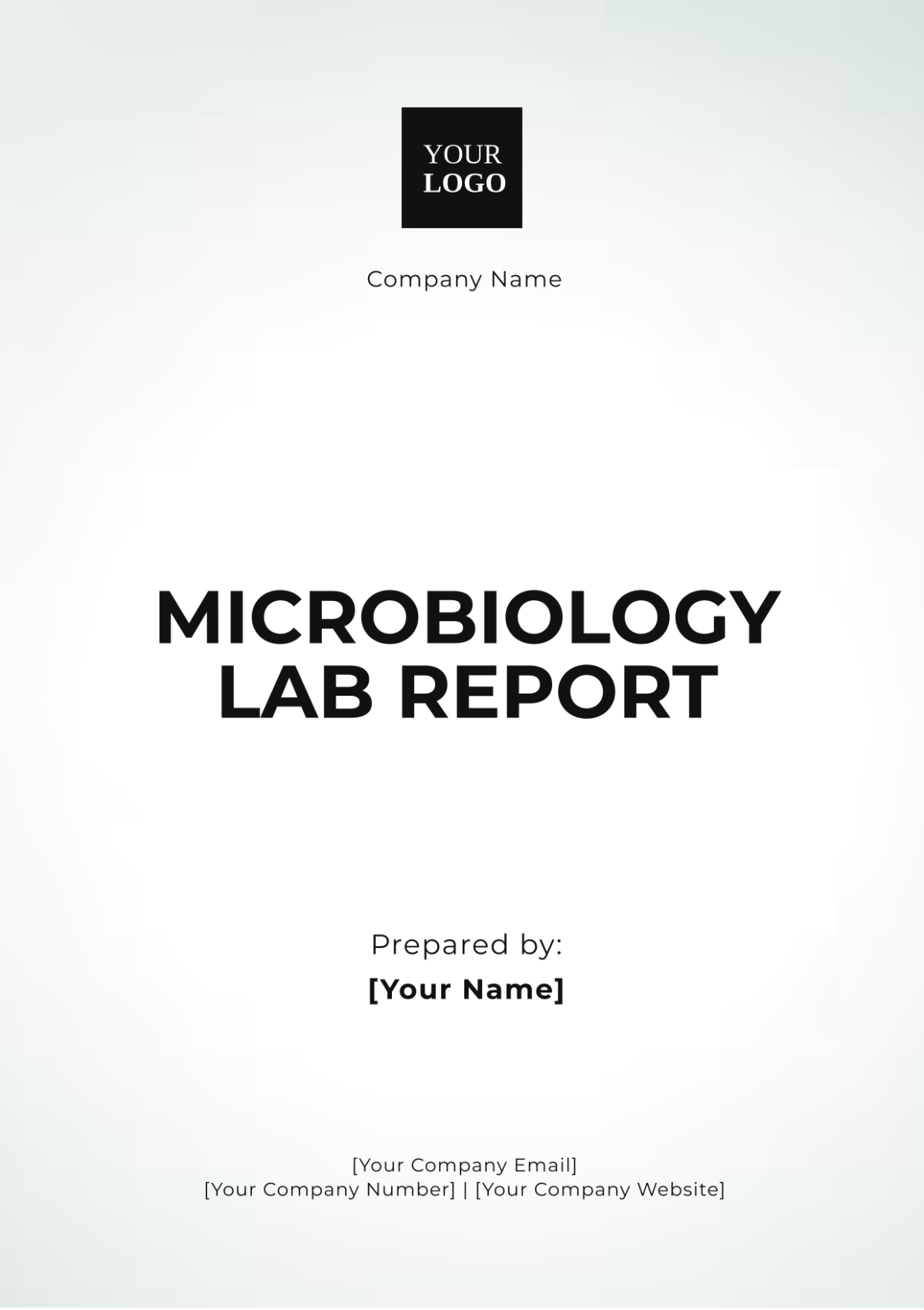 Microbiology Lab Report Template