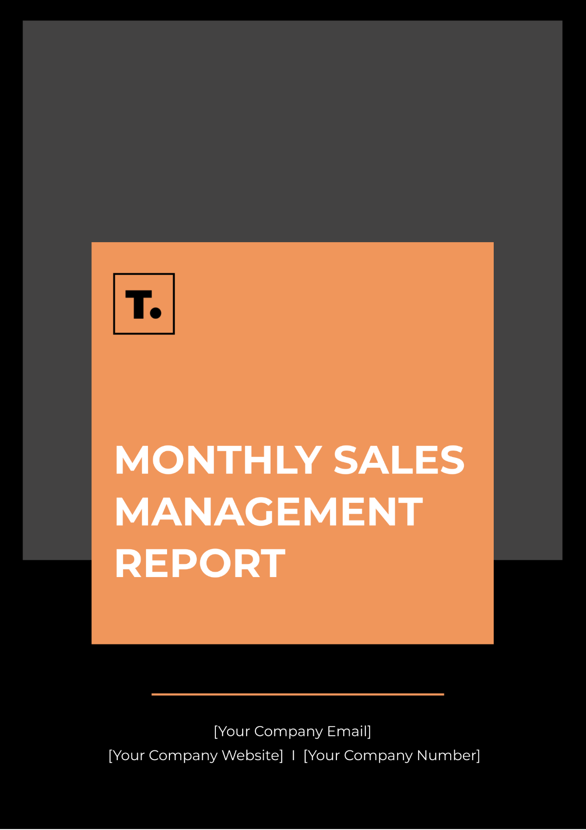 Monthly Sales Management Report Template - Edit Online & Download