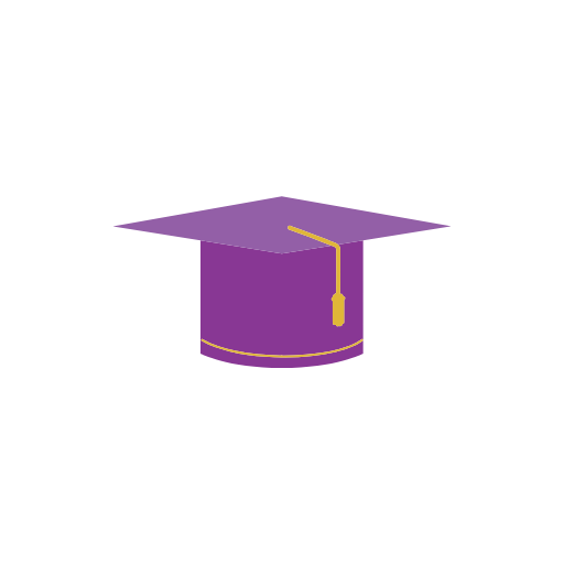 Purple Graduation Hat