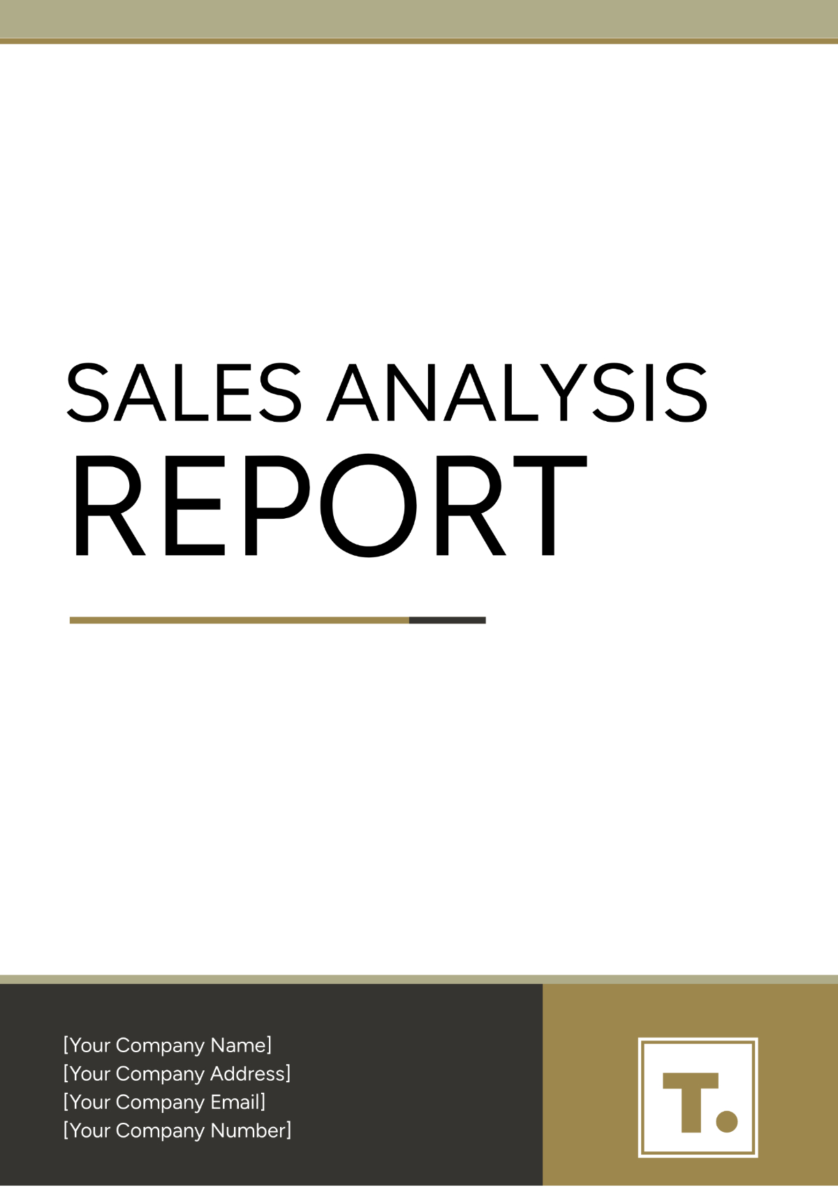 Sales Analysis Report Template - Edit Online & Download