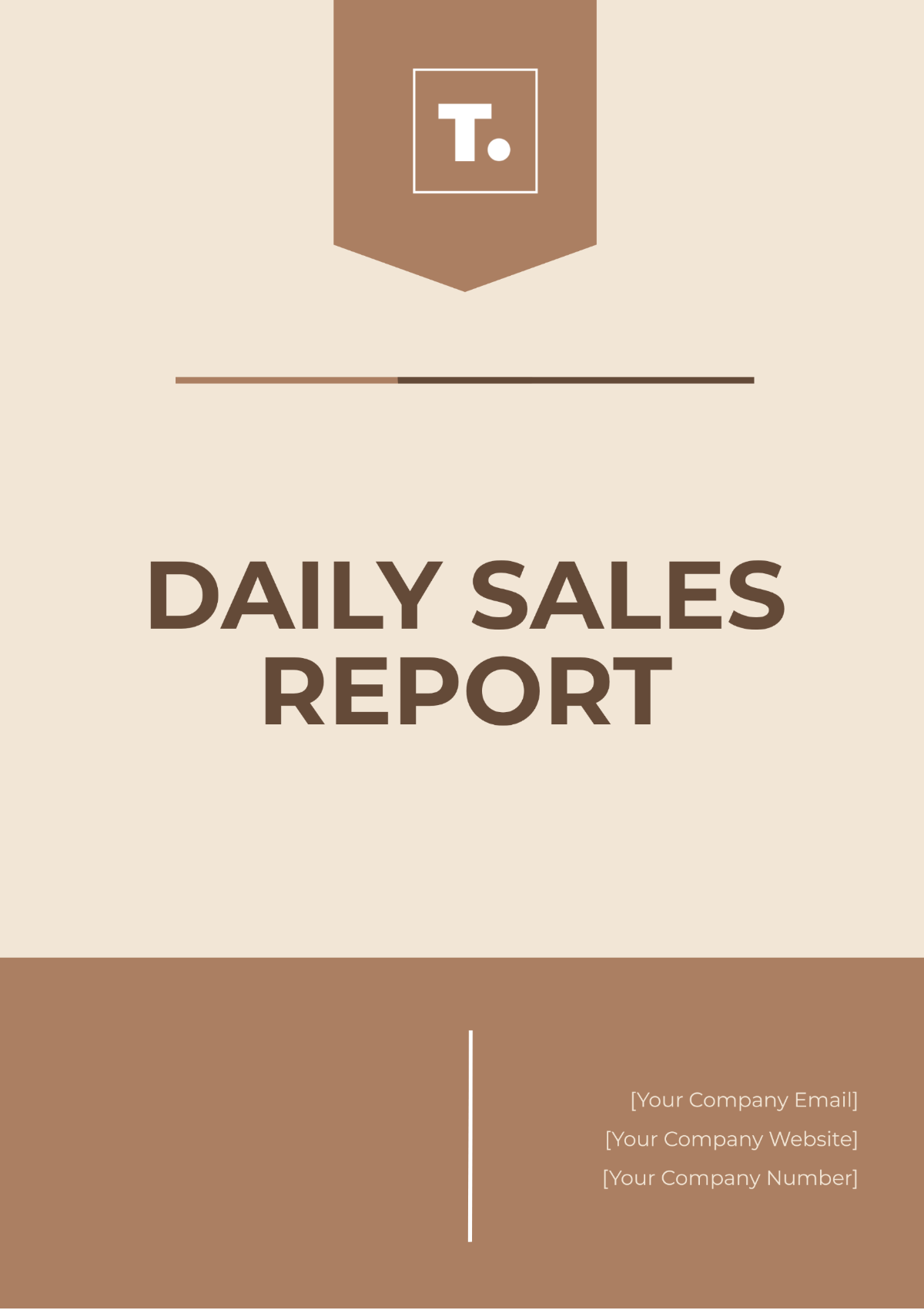 Daily Sales Report Template - Edit Online & Download