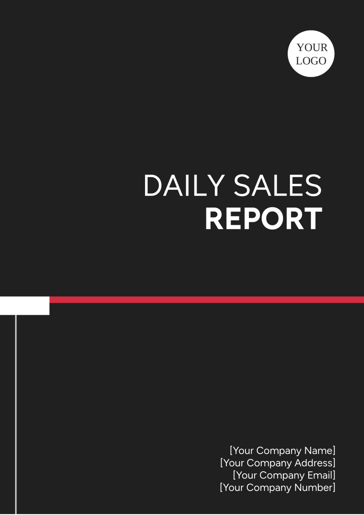 Daily Sales Report Template