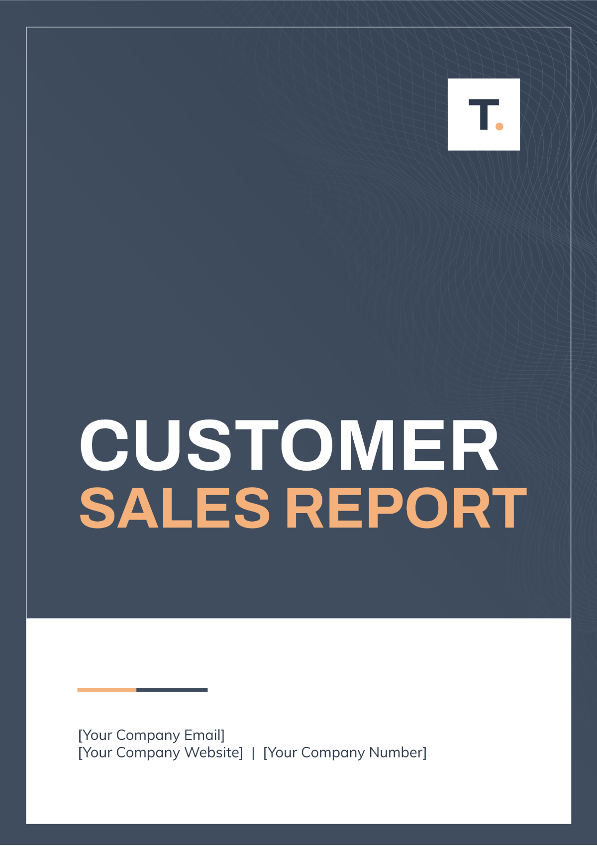 Customer Sales Report Template - Edit Online & Download