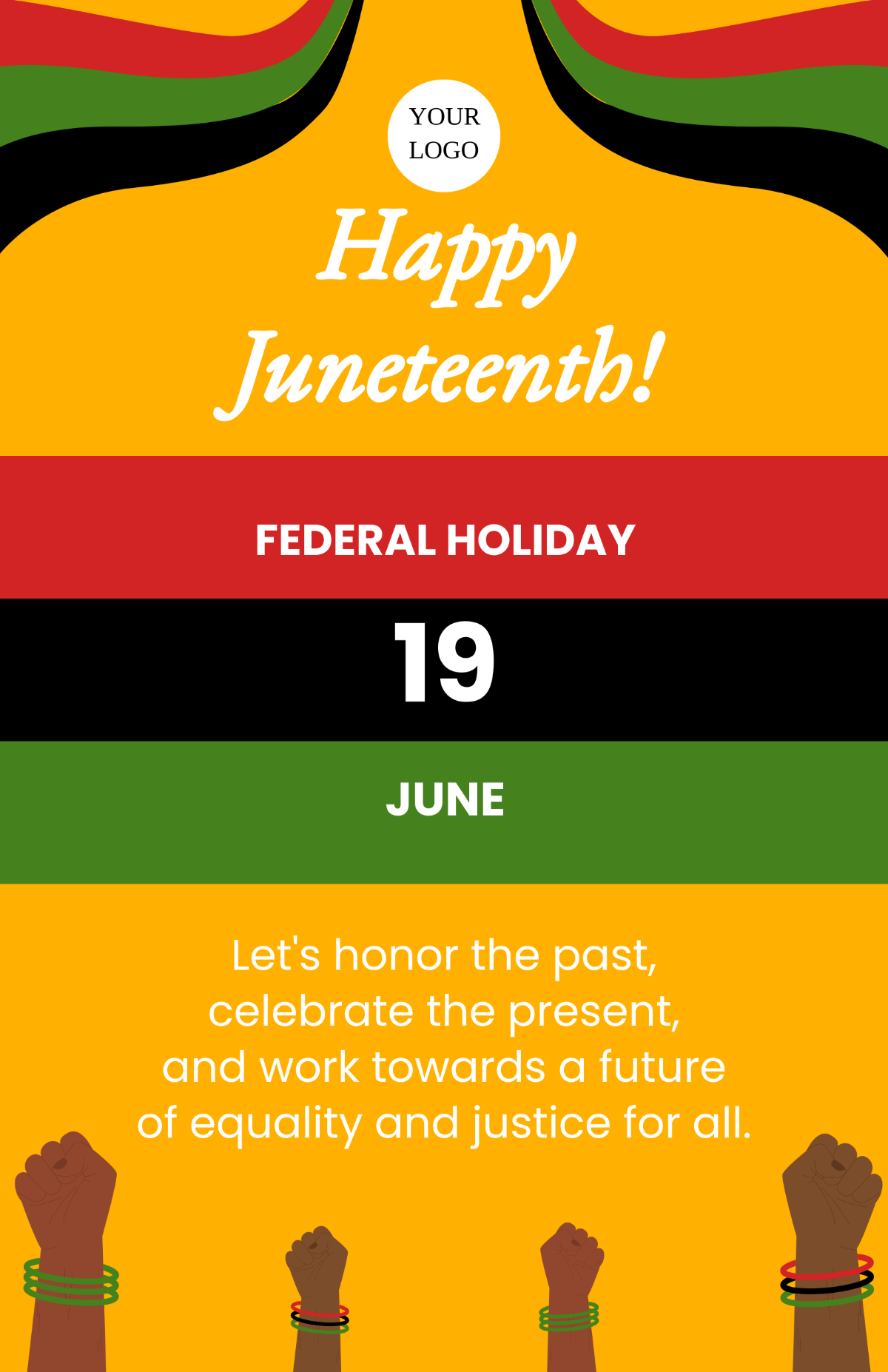 Juneteenth Holiday Poster