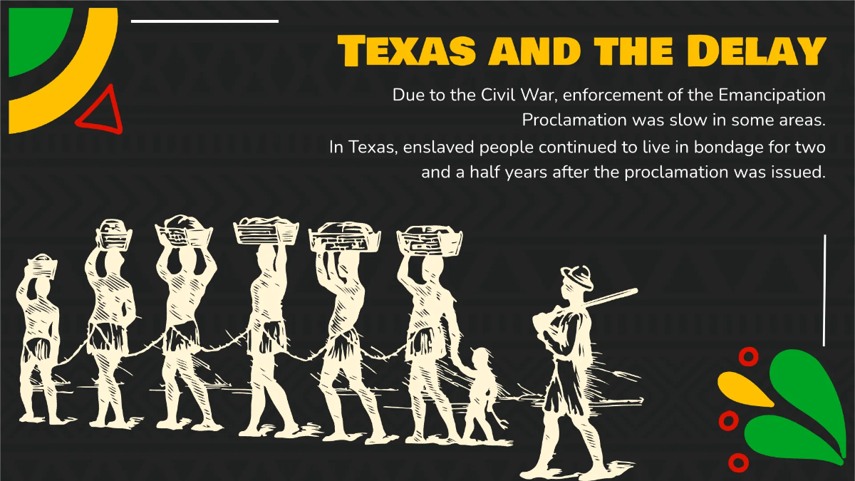 Free Juneteenth Presentation Template to Edit Online