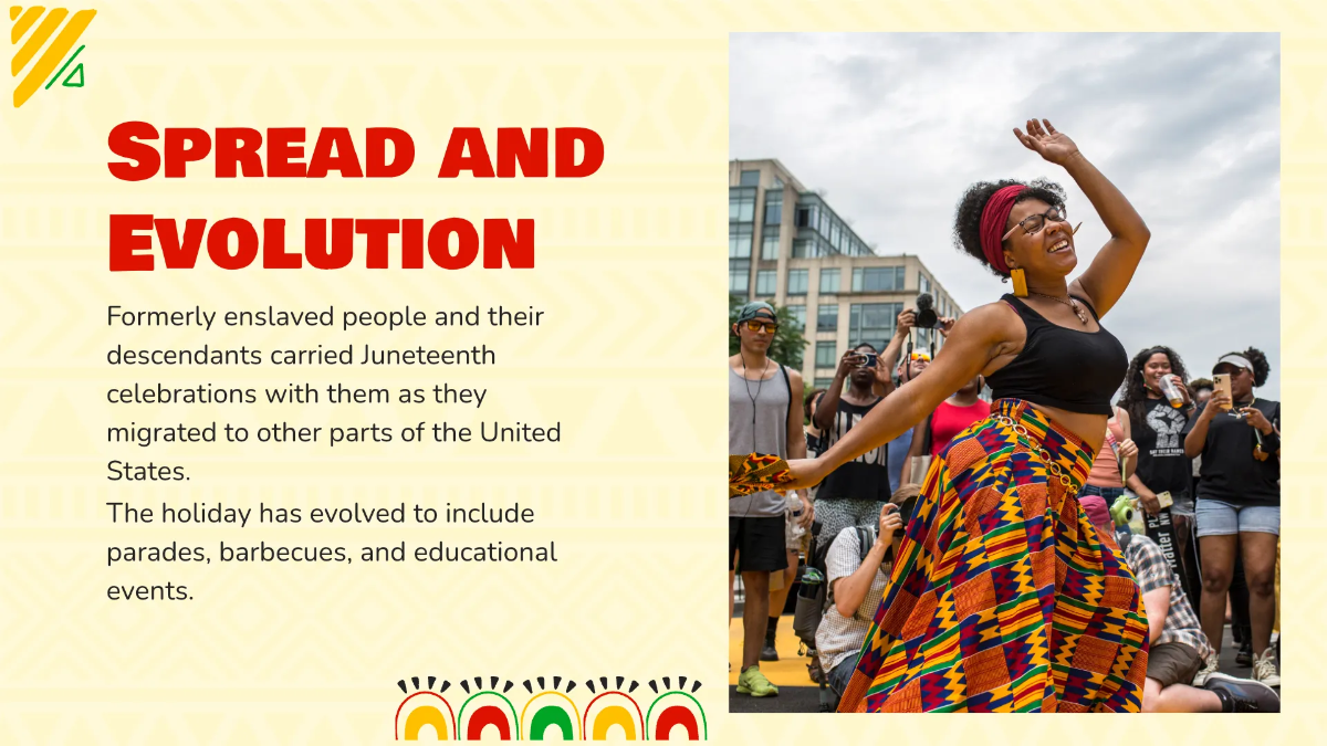 Free Juneteenth Presentation Template to Edit Online