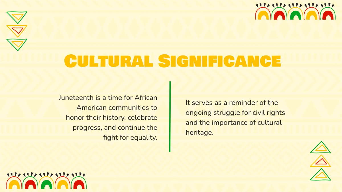 Free Juneteenth Presentation Template to Edit Online