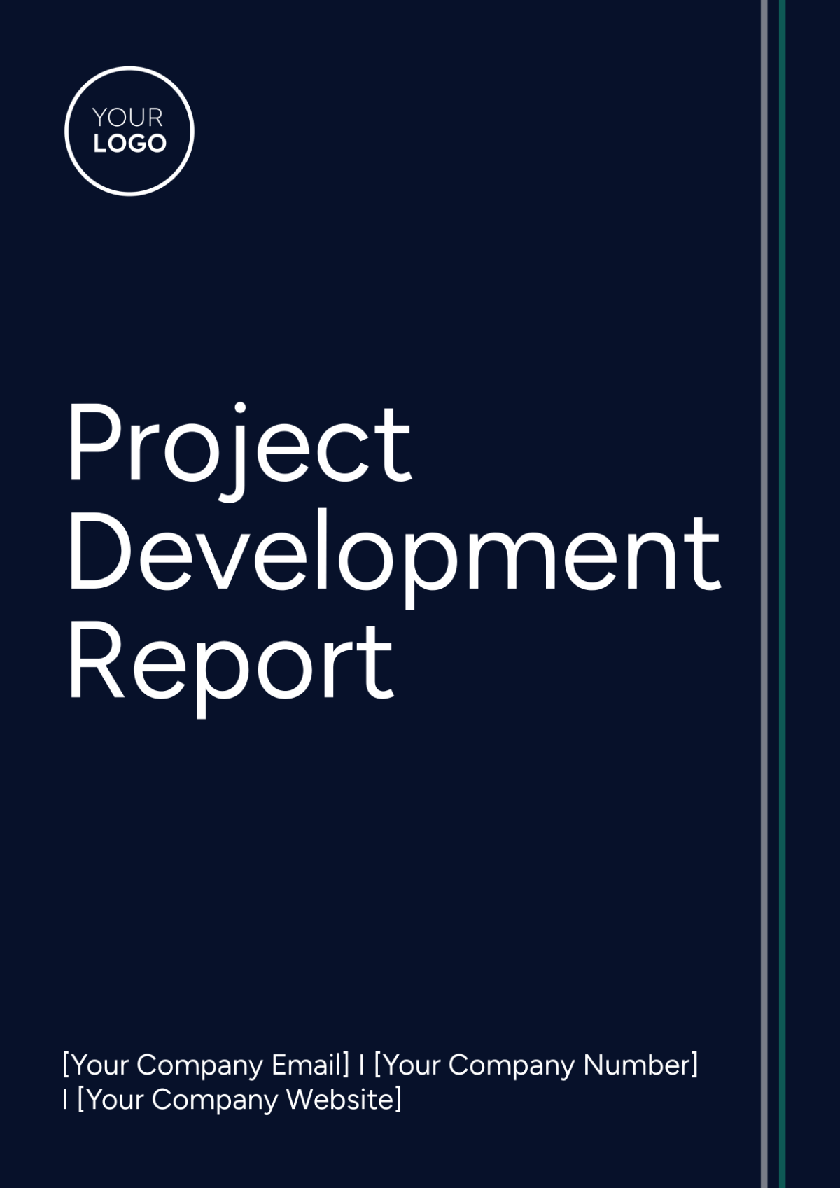 Project Development Report Template - Edit Online & Download