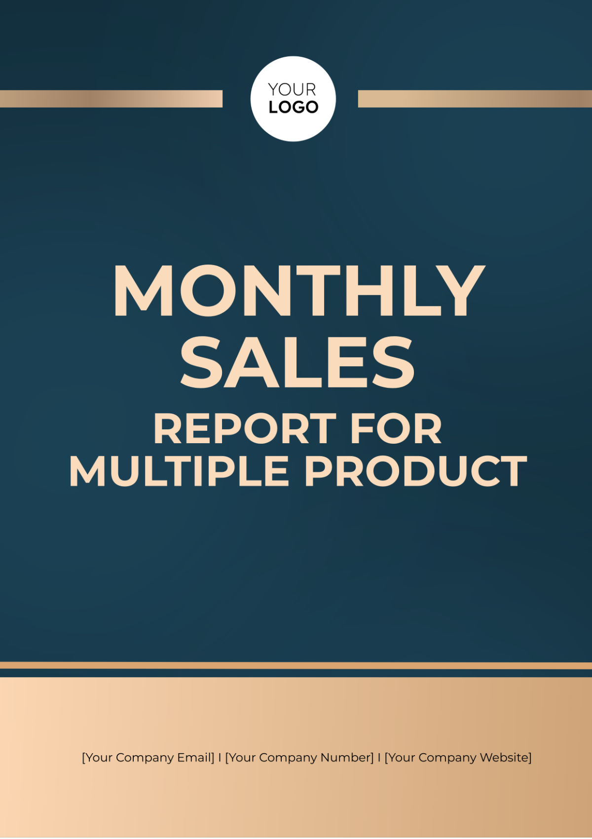 Monthly Sales Report For Multiple Product Template - Edit Online & Download