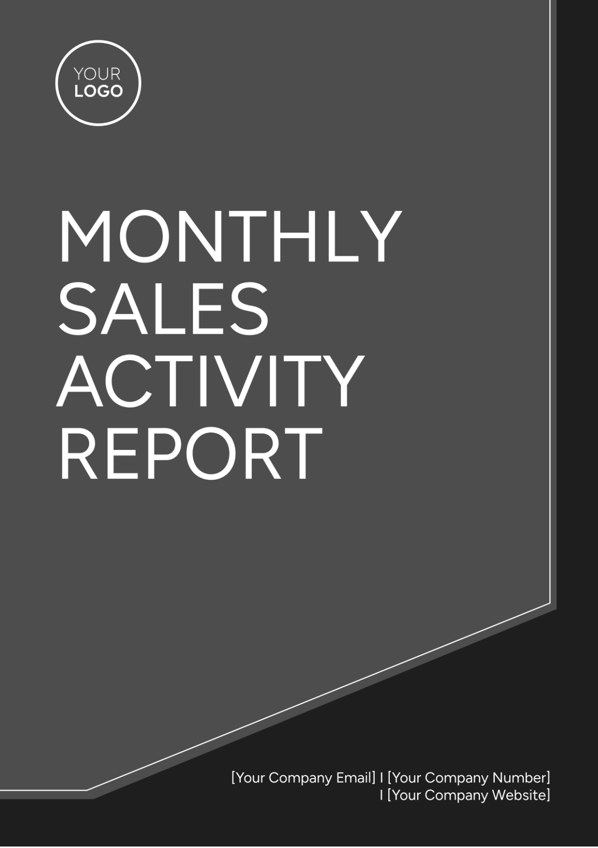 Monthly Sales Activity Report Template - Edit Online & Download