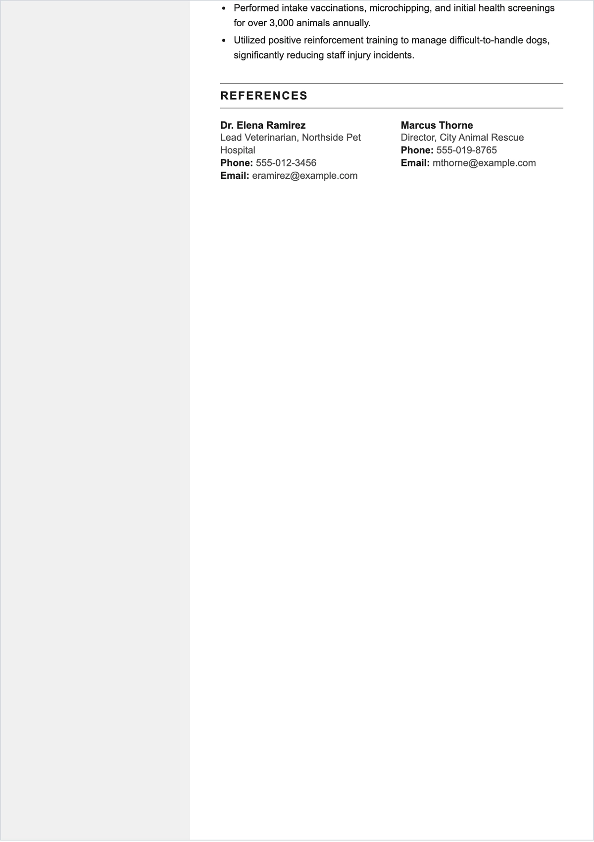 Free Animal Caregiver ATS Resume Template, AI Resume Builder