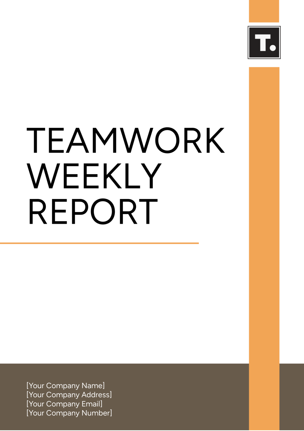 Team Work Weekly Report Template - Edit Online & Download