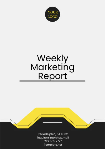 Free Marketing Weekly Report Template to Edit Online