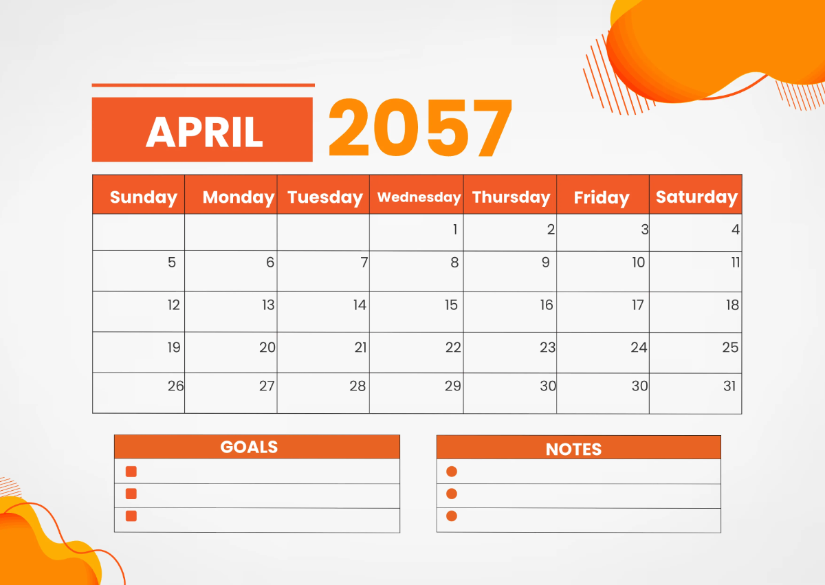 Free Restaurant Monthly Calendar Template to Edit Online