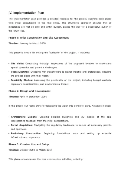 Free Spa Sales Proposal Template to Edit Online