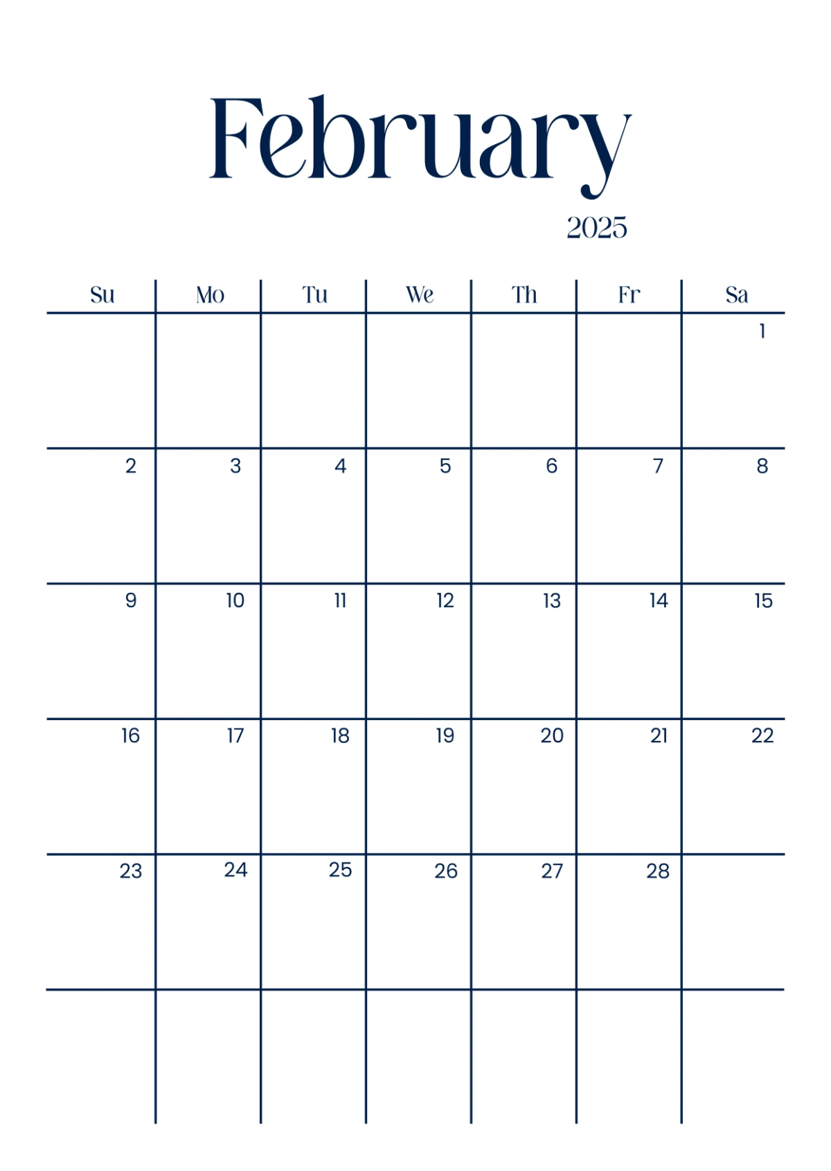 Free Restaurant Yearly Calendar Template to Edit Online