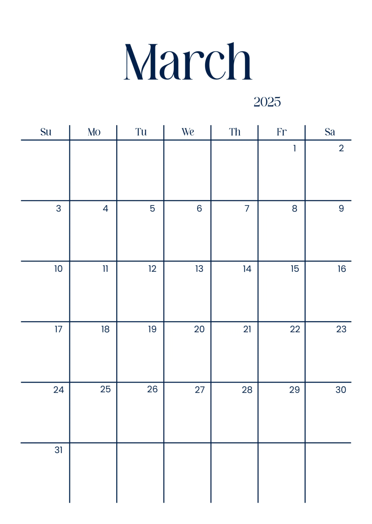Free Restaurant Yearly Calendar Template to Edit Online