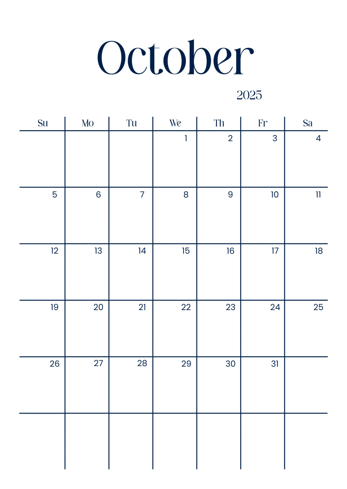 Free Restaurant Yearly Calendar Template to Edit Online