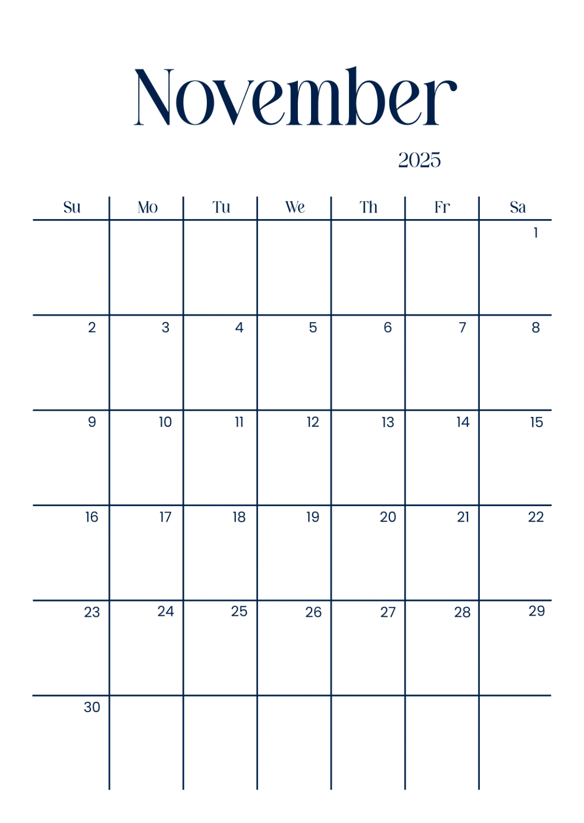 Free Restaurant Yearly Calendar Template to Edit Online