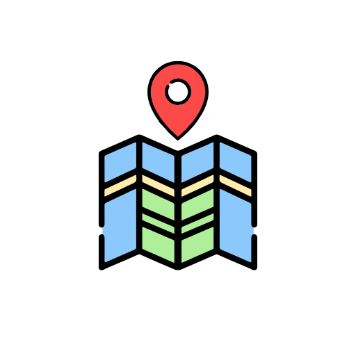 Foldable Map Icon