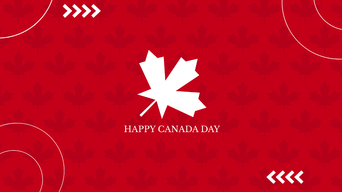 Canada Day Maple Background