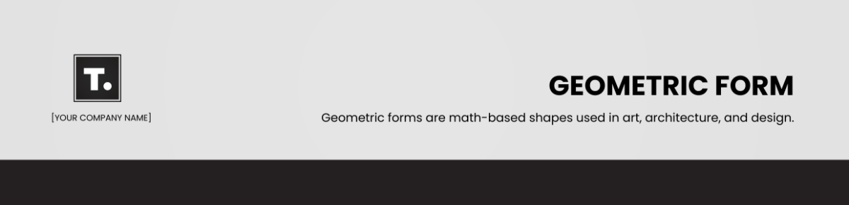 Geometric Form Header