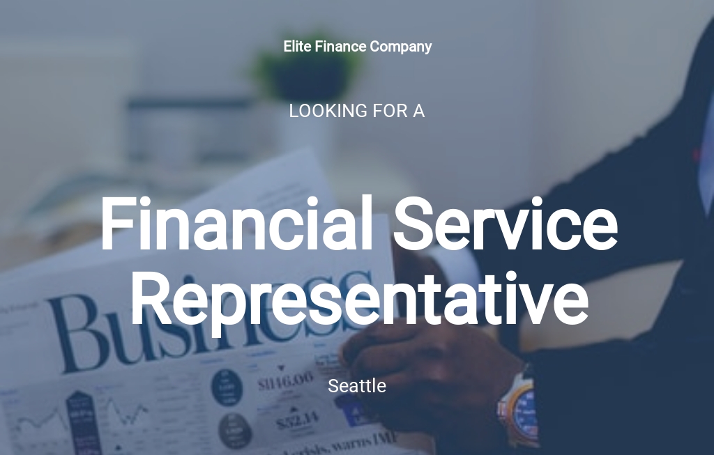 Financial Service Representative Job Description For Resume - Junior Sales Representative Job Description Example : An excellent chance may be made for you by utilizing apply a resume template customer service representative job description resume that'll spotlight your skills and experience.