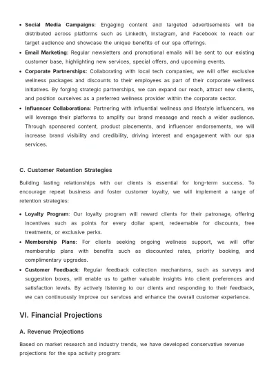 Free Spa Activity Proposal Template to Edit Online
