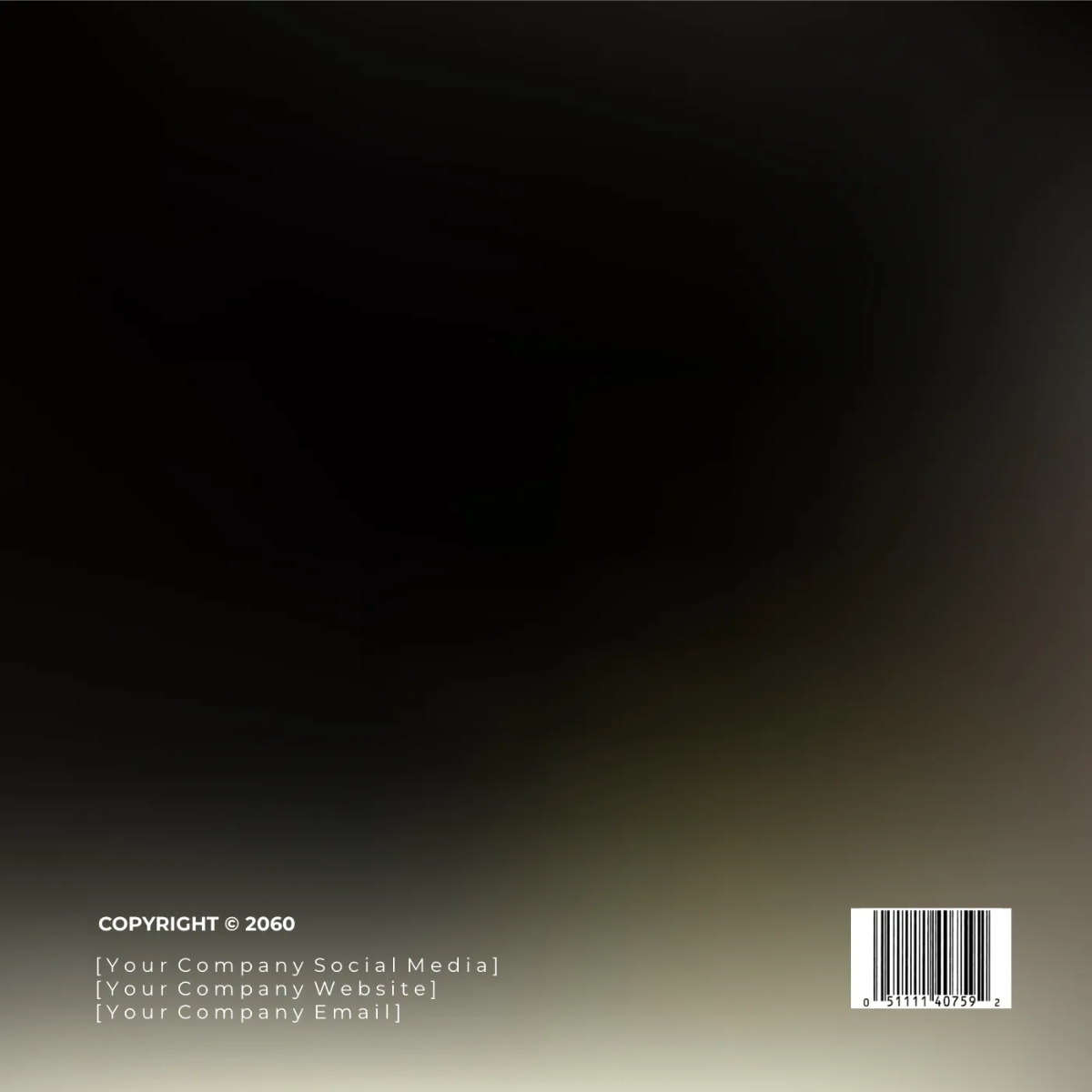 Free Solitary Album Cover Template to Edit Online