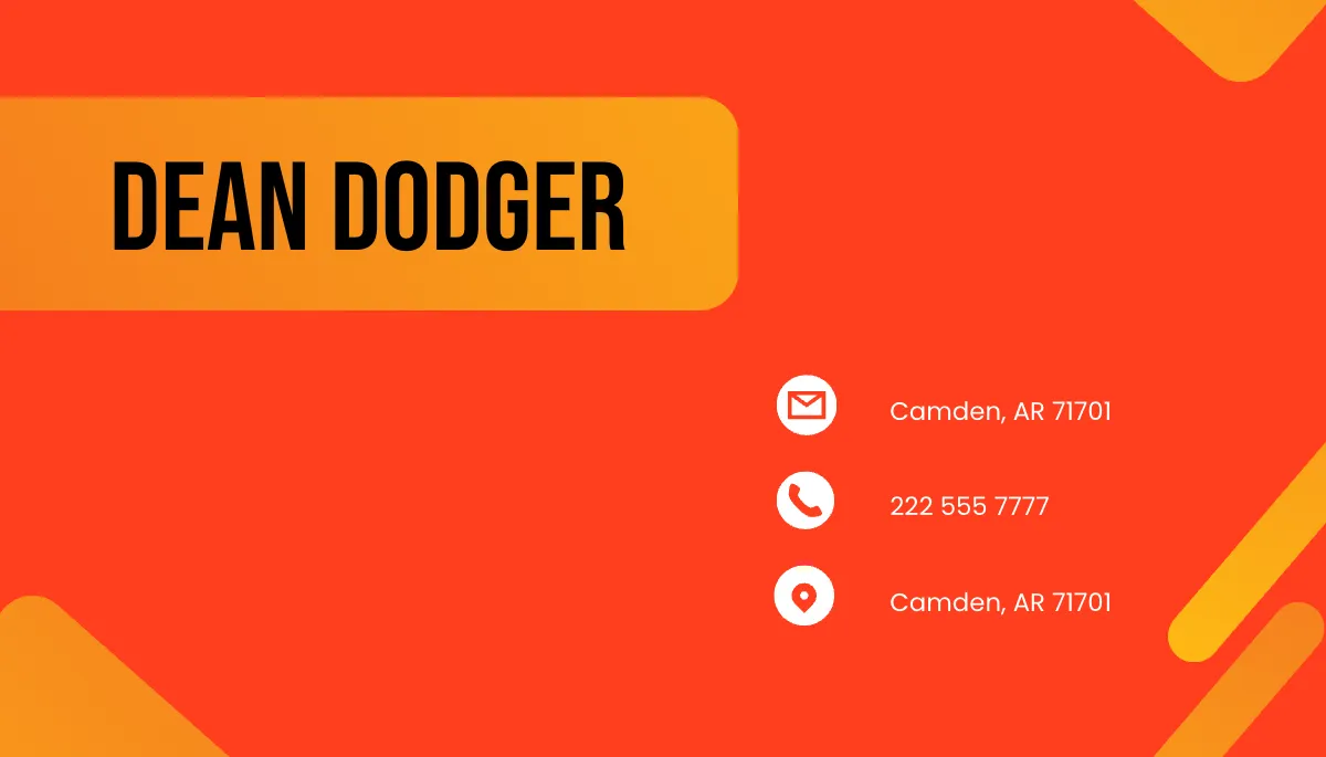 Free Restaurant Social Media Business Card Template to Edit Online