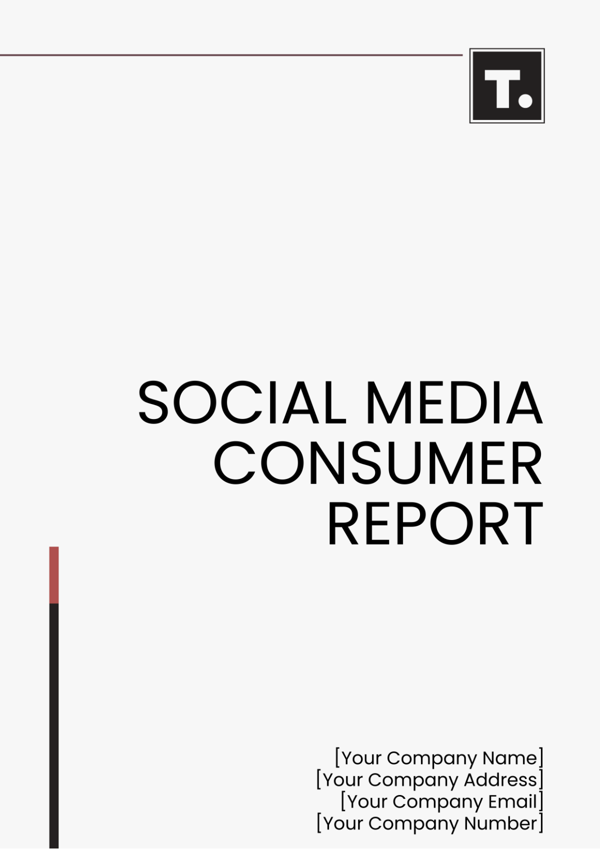 Social Media Consumer Report Template - Edit Online & Download