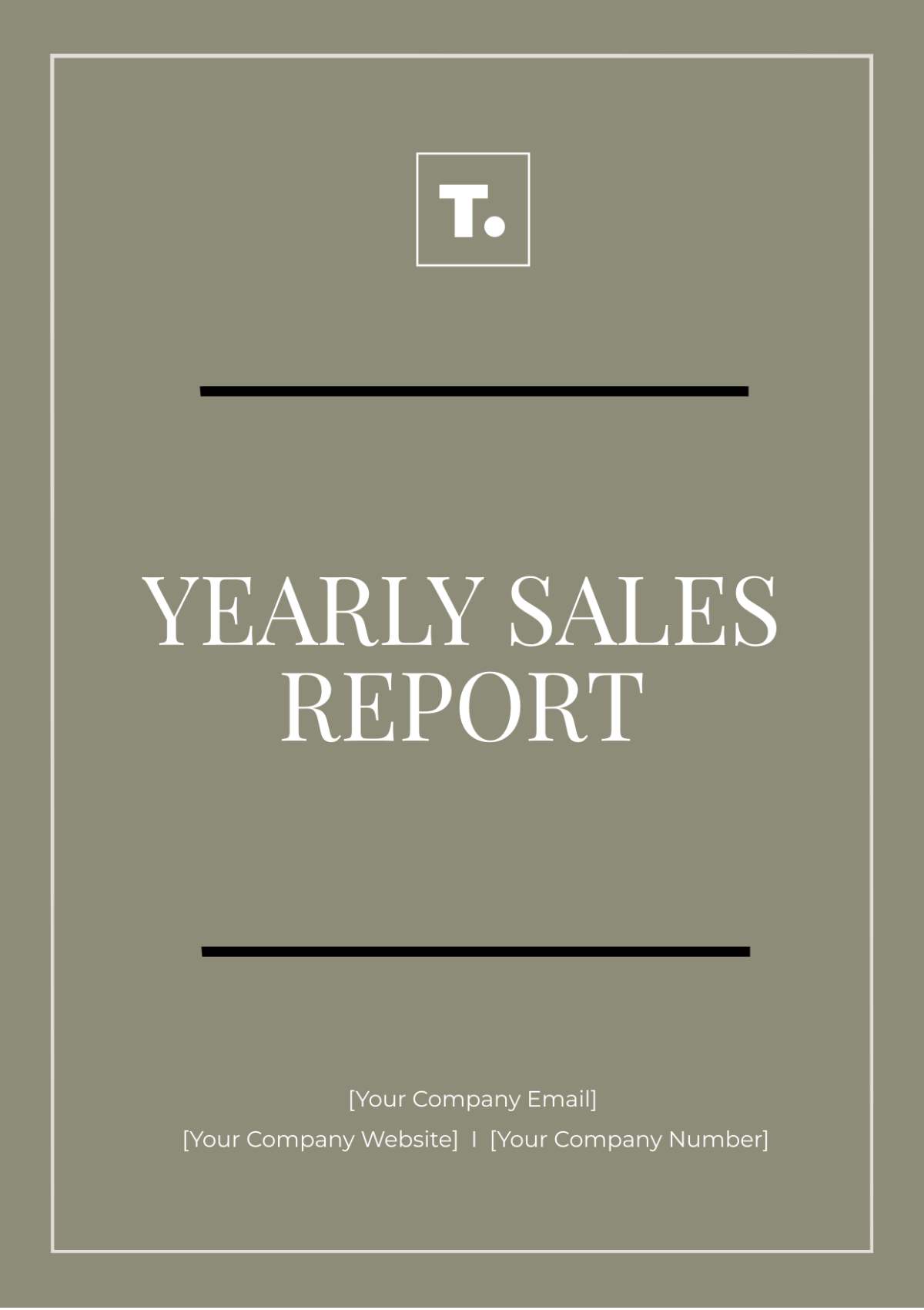 Yearly Sales Report Template - Edit Online & Download